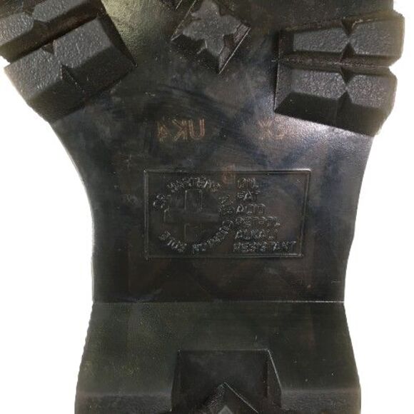 Dr. Martens US Sz 6 Jadon Leather Platform Combat Boots Side Zip Lace-Up White - Picture 13 of 13